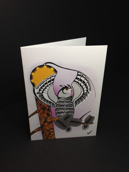 Canadian Artist - Blank - Indigenous - Silence & Sight Art Card (AC910)