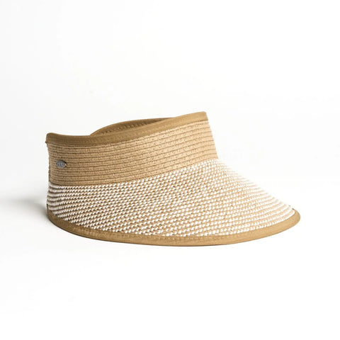Summer Hats - Violet - Large Bi-Color Visor