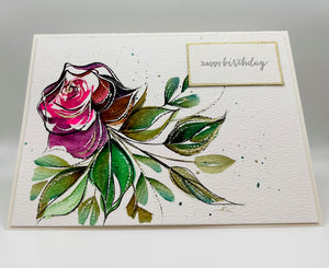 Canadian Artist - Happy Birthday - Original #7457
