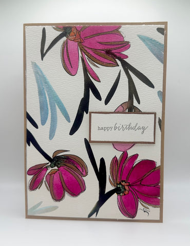 Canadian Artist - Happy Birthday - Original #8148