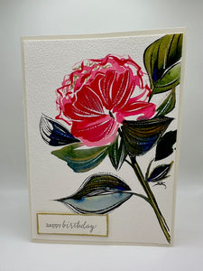 Canadian Artist - Happy Birthday - Original #8613