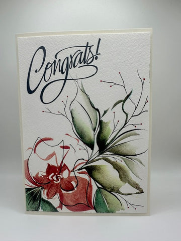 Canadian Artist - Congratulations - Original #8930