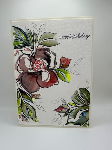 Canadian Artist - Happy Birthday - Original #8932