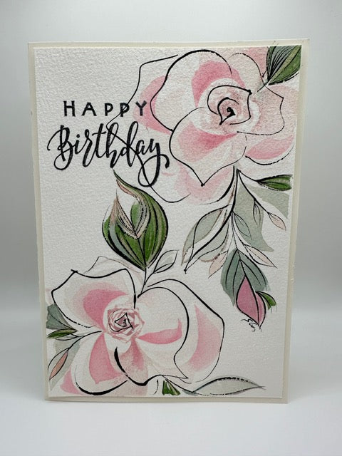 Canadian Artist - Happy Birthday - Original #9436