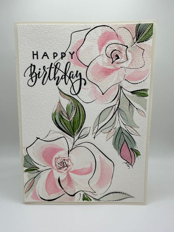 Canadian Artist - Happy Birthday - Original #9436
