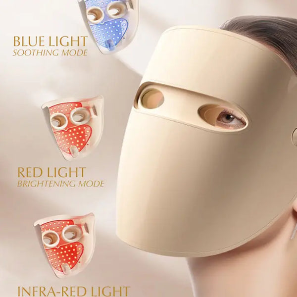 Beauty & Personal Care - LED Face Light Therapy Mask