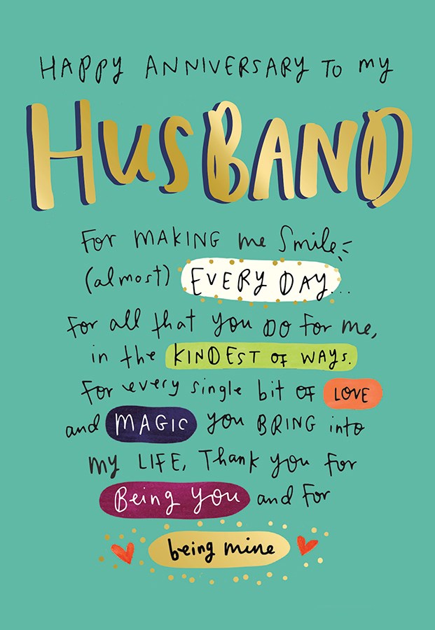 Anniversary - Husband