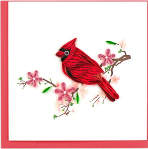 Birds - Blank - Cardinal - Quilling Art