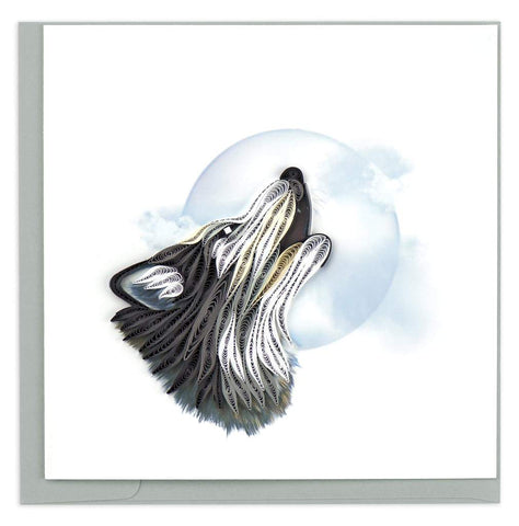 Wolf - Blank - Howling Wolf - Quilling Art