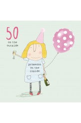 Birthday - 50th - Blank Inside - Humour