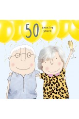 Anniversary - 50th - Blank Inside - Humour